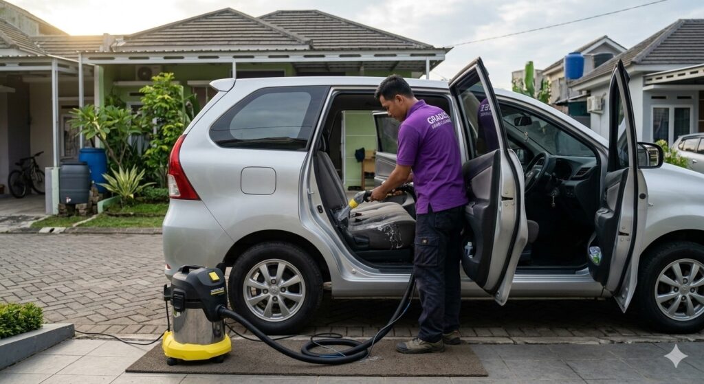 cuci jok mobil karawang