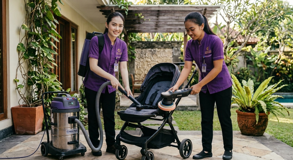 cuci stroller bali